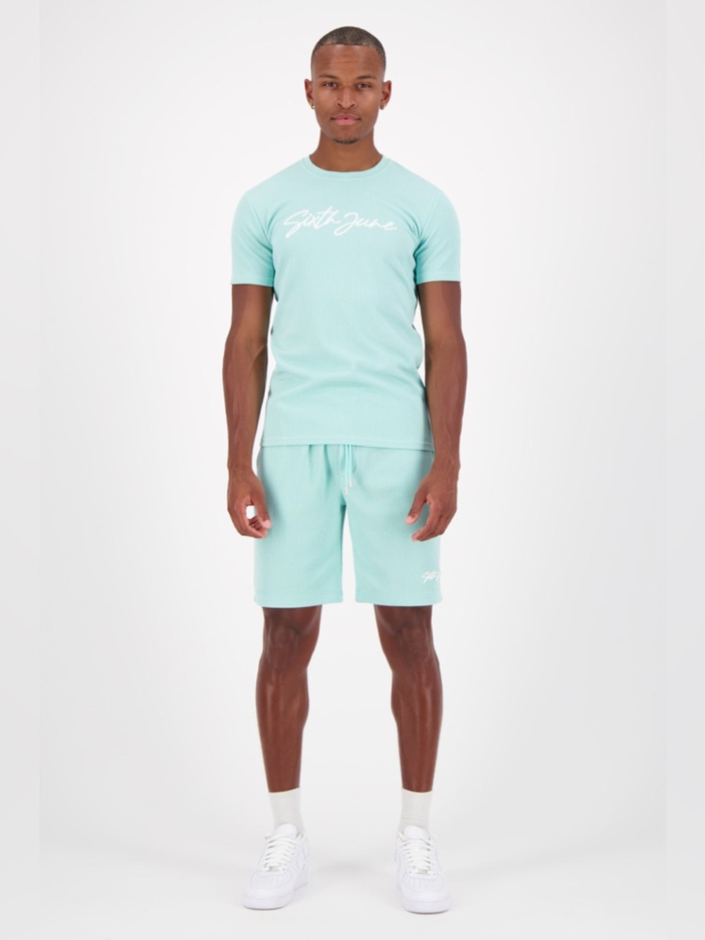 NWT;Sixth June Set Paris Textured Turquoise Blue🔵